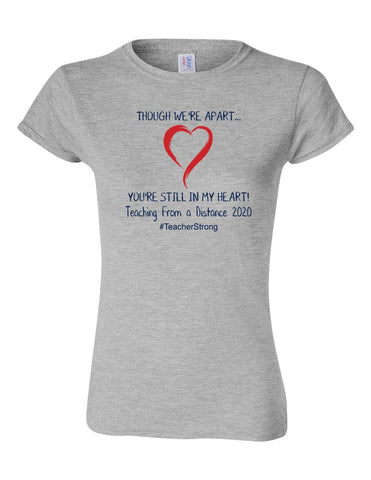 Teaching from a Distance - Virtual Teacher - Softstyle® Women’s T-Shirt