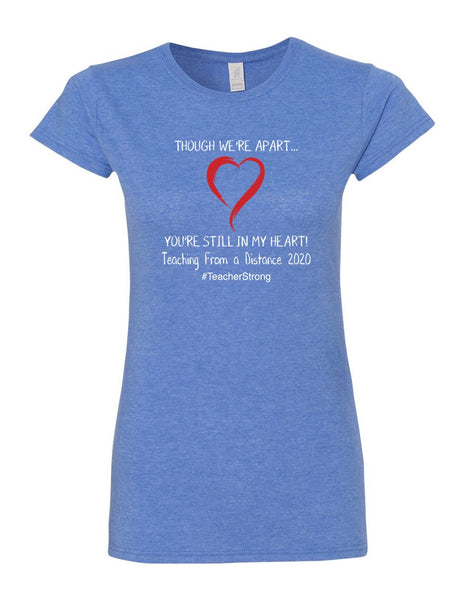 Teaching from a Distance - Virtual Teacher - Softstyle® Women’s T-Shirt