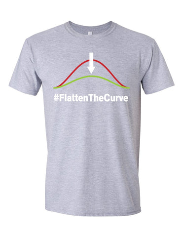 Flatten The Curve - Softstyle® T-Shirt