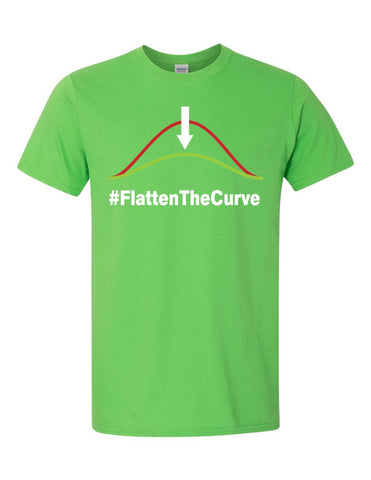 Flatten The Curve - Softstyle® T-Shirt