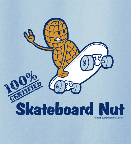 Skateboarding Nut - His